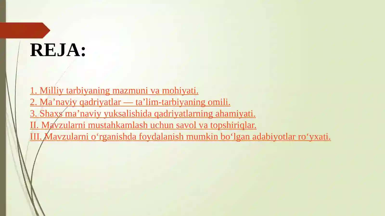 Milliy tarbiyaning zamonaviy hususiyatlari 2