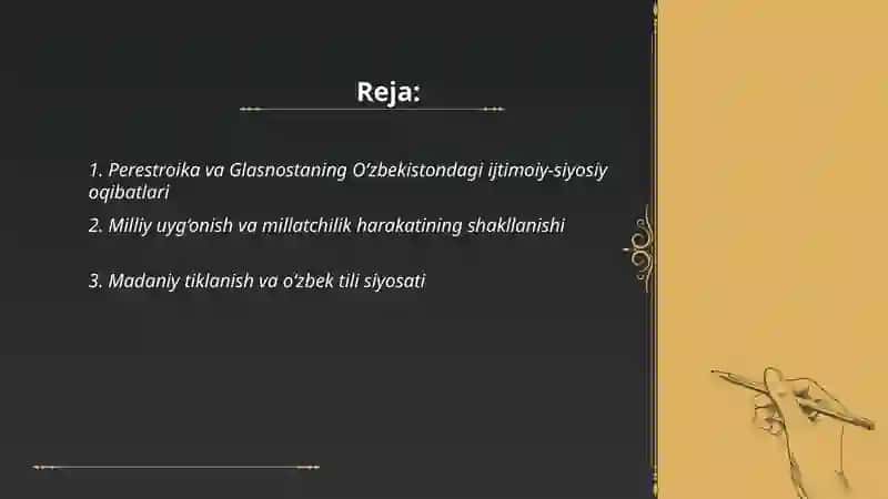 O‘zbekistondagi ijtimoiy-siyosiy jarayonlar 2