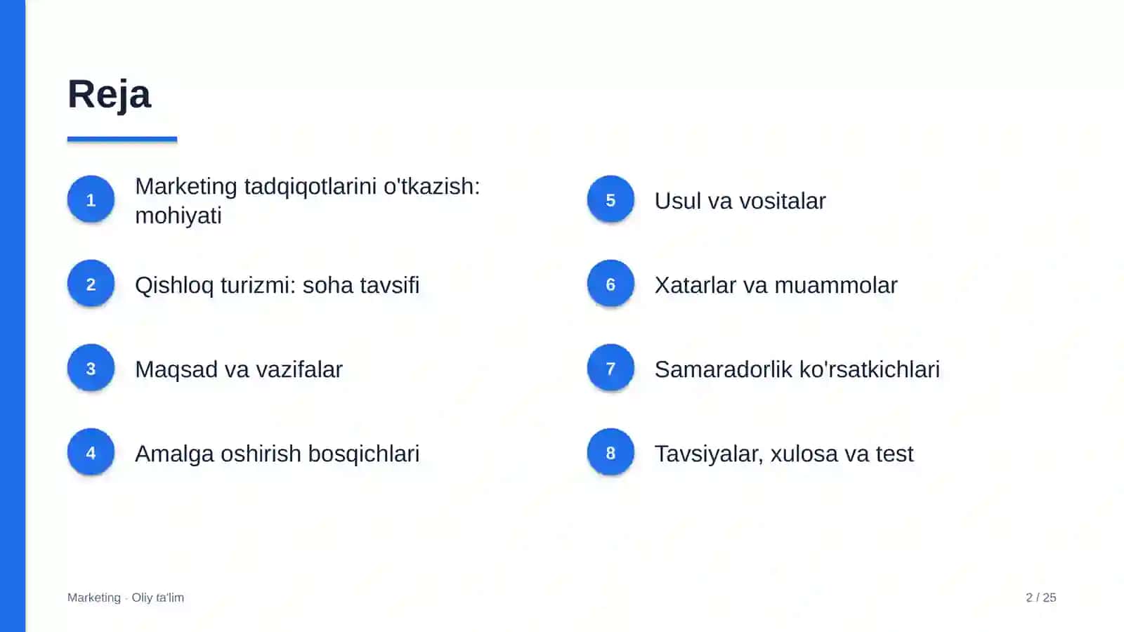 qishloq turizmida marketing tadqiqotlarini o'tkazish 1241 2