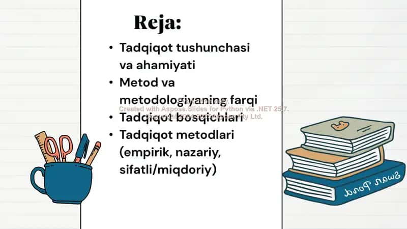 Ilmiy tadqiqot metodologiyasi 2