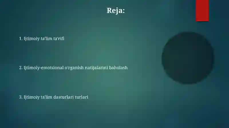 Ijtimoiy ta'lim 2