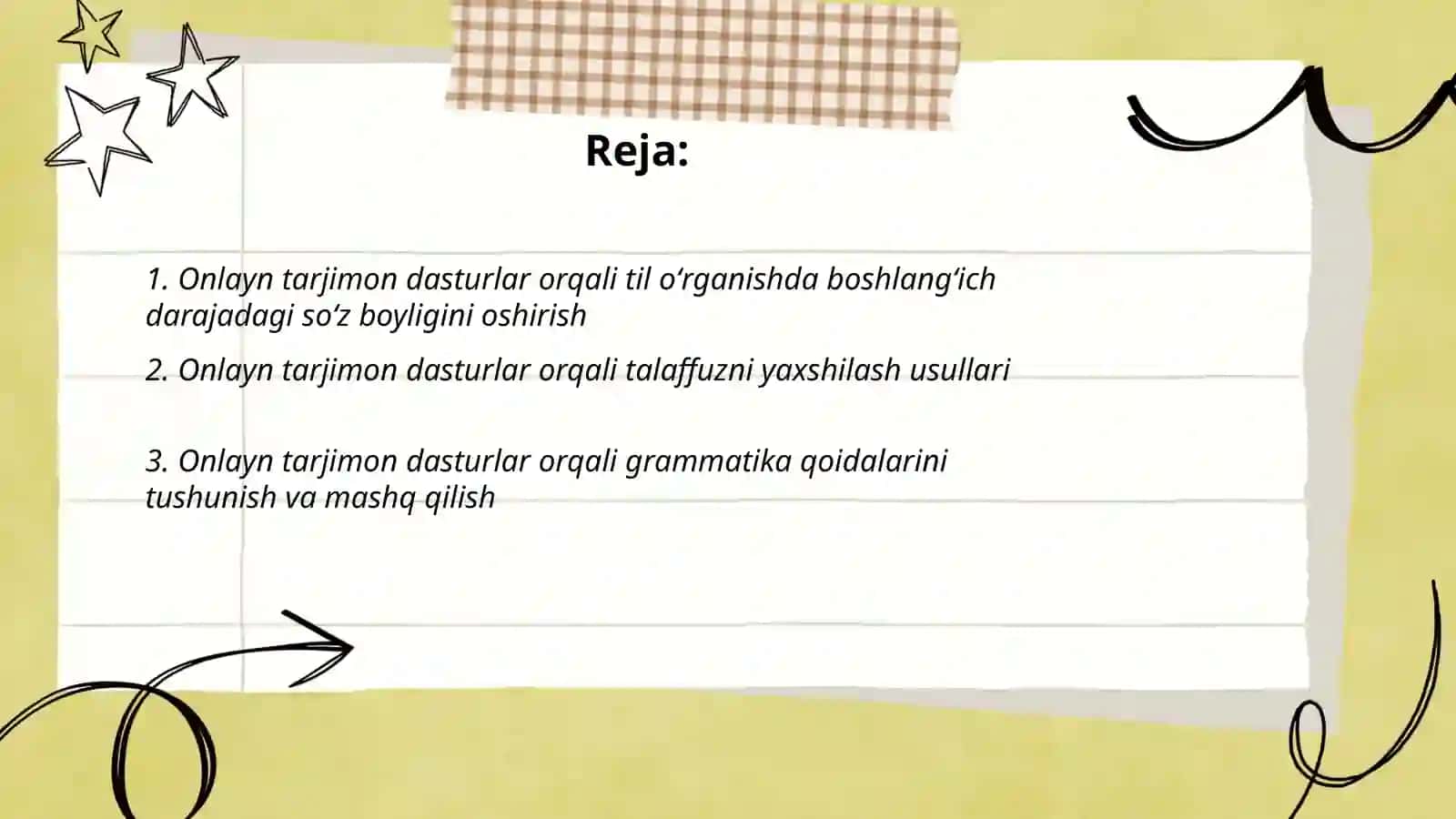Onlayn tarjimon dasturlar orqali til oʻrganish 2