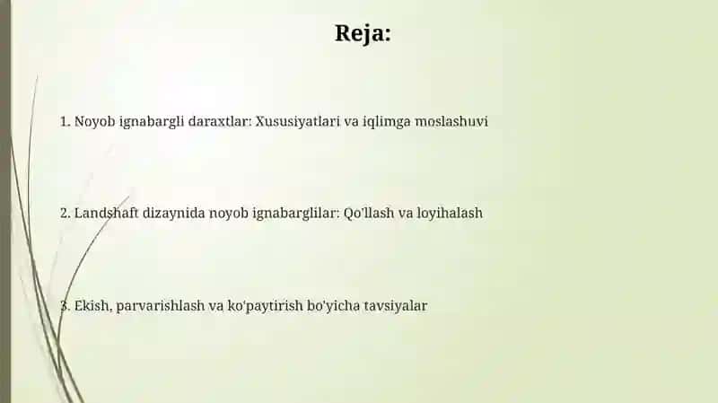 Noyob ignabargli daraxtlar 2
