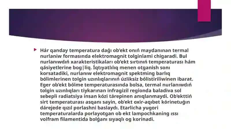 Qara radiatsiyahám Plank gipotezasi 2