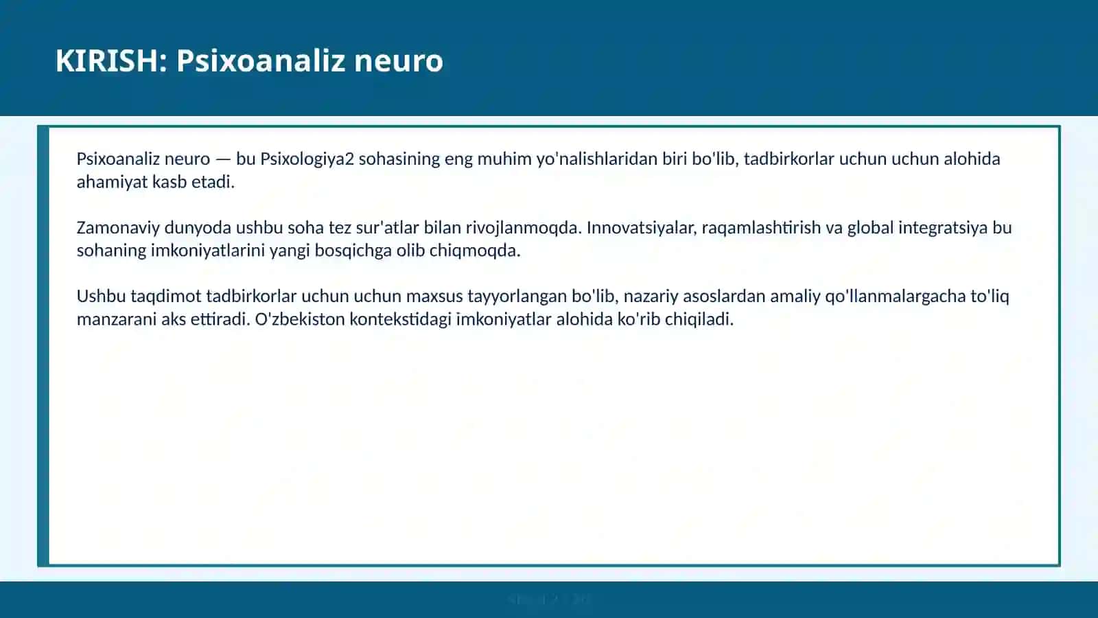 Psixoanaliz neuro 2