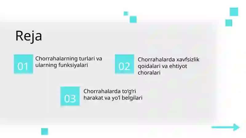 Chorrahalarning turlari va ularning funksiyalari 2