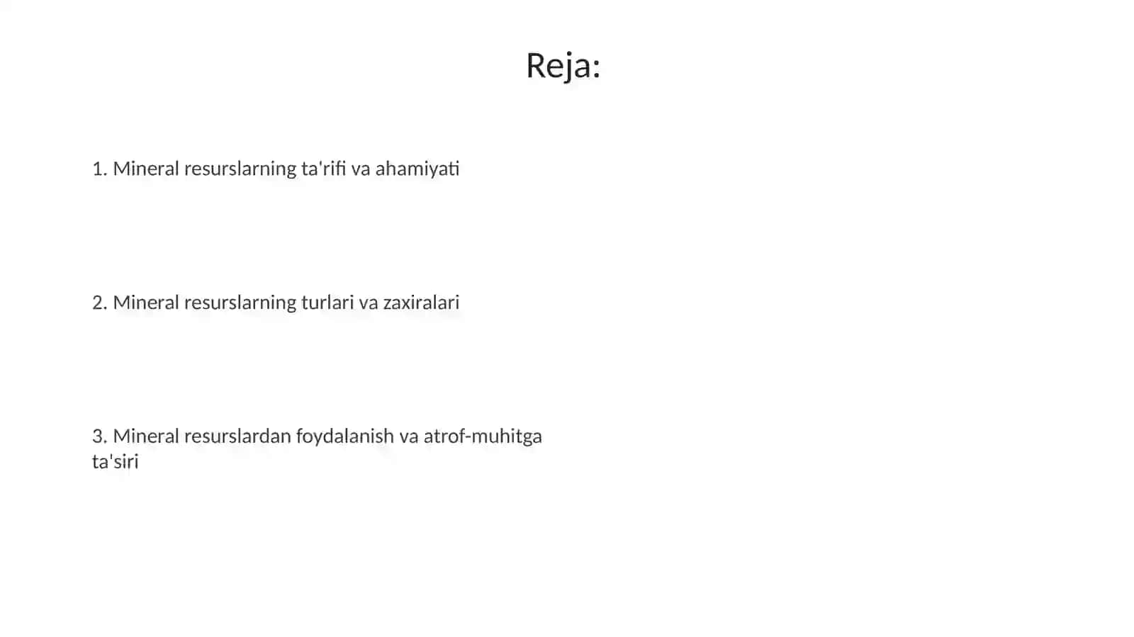 Foydali qazilmalar 2
