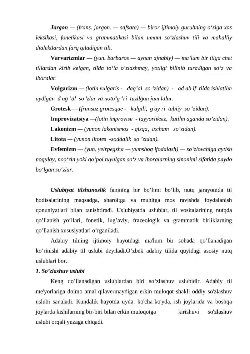 ADABIY NUTQ VA UNING USLUBLARI 2