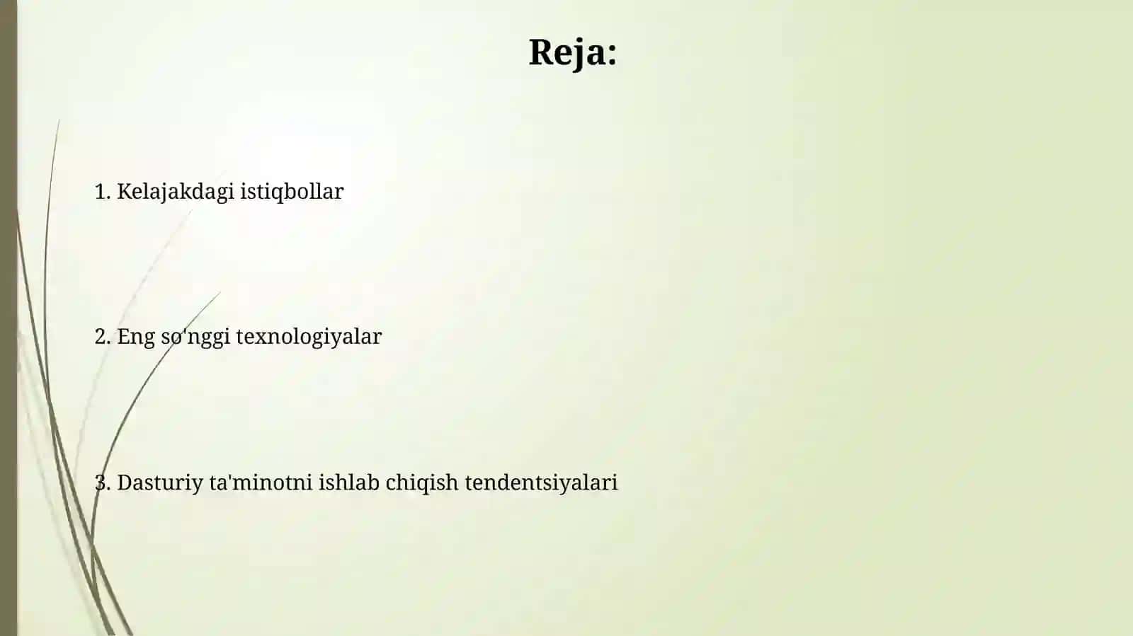 Dasturiy mahsulotlarni rivojlanish tendensiyalari 2