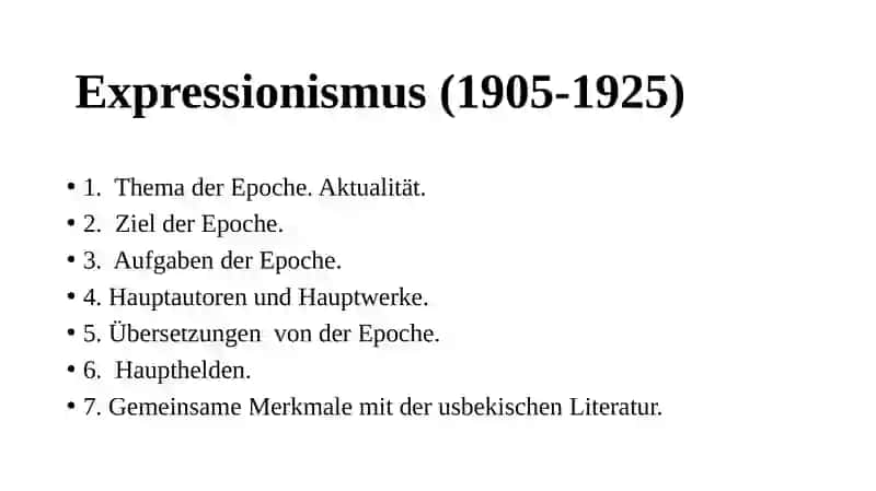 Expressionismus 2