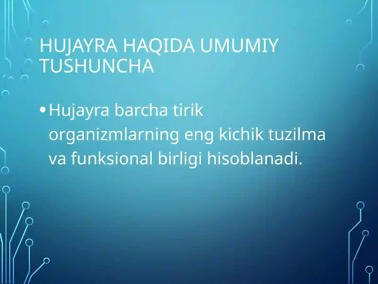 Hujayra tuzilmalari 2