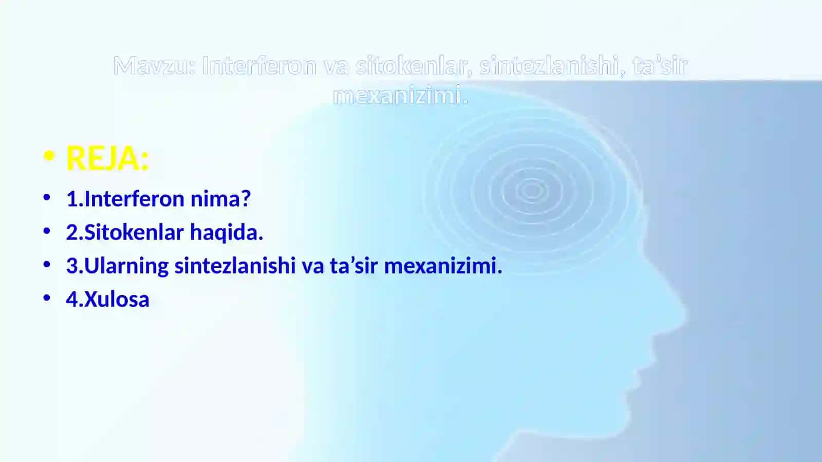 Interferon, Sitokenlar, 2