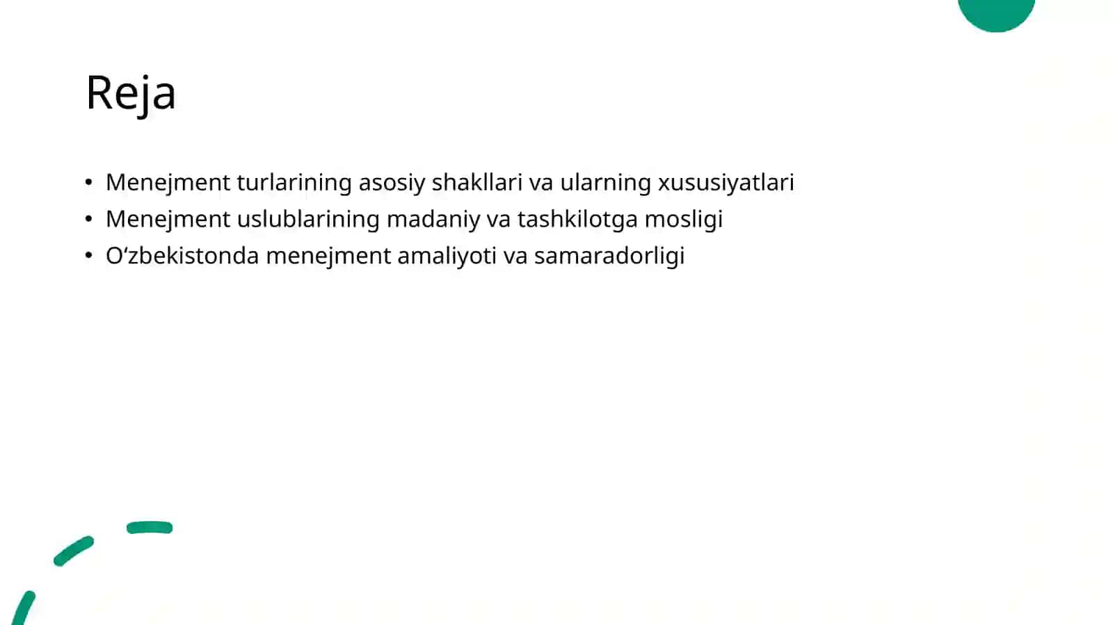 Menejment turlari 2
