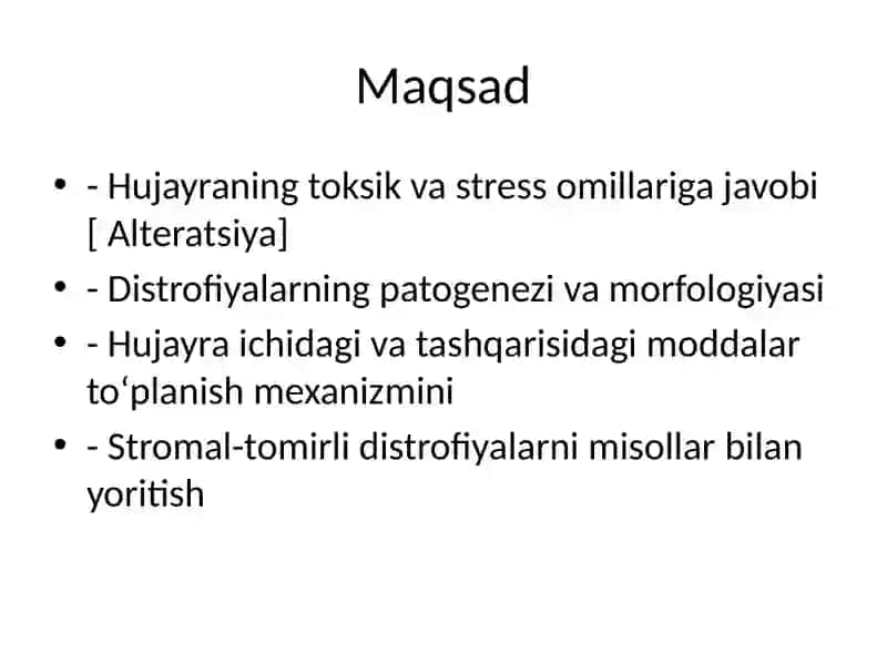 Distrofiyalar va ularning turlari 2