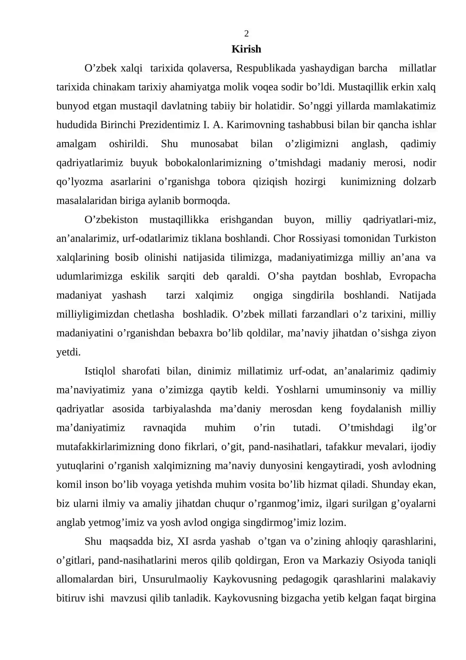 Kaykovus va uning “Qobusnoma” asari 2