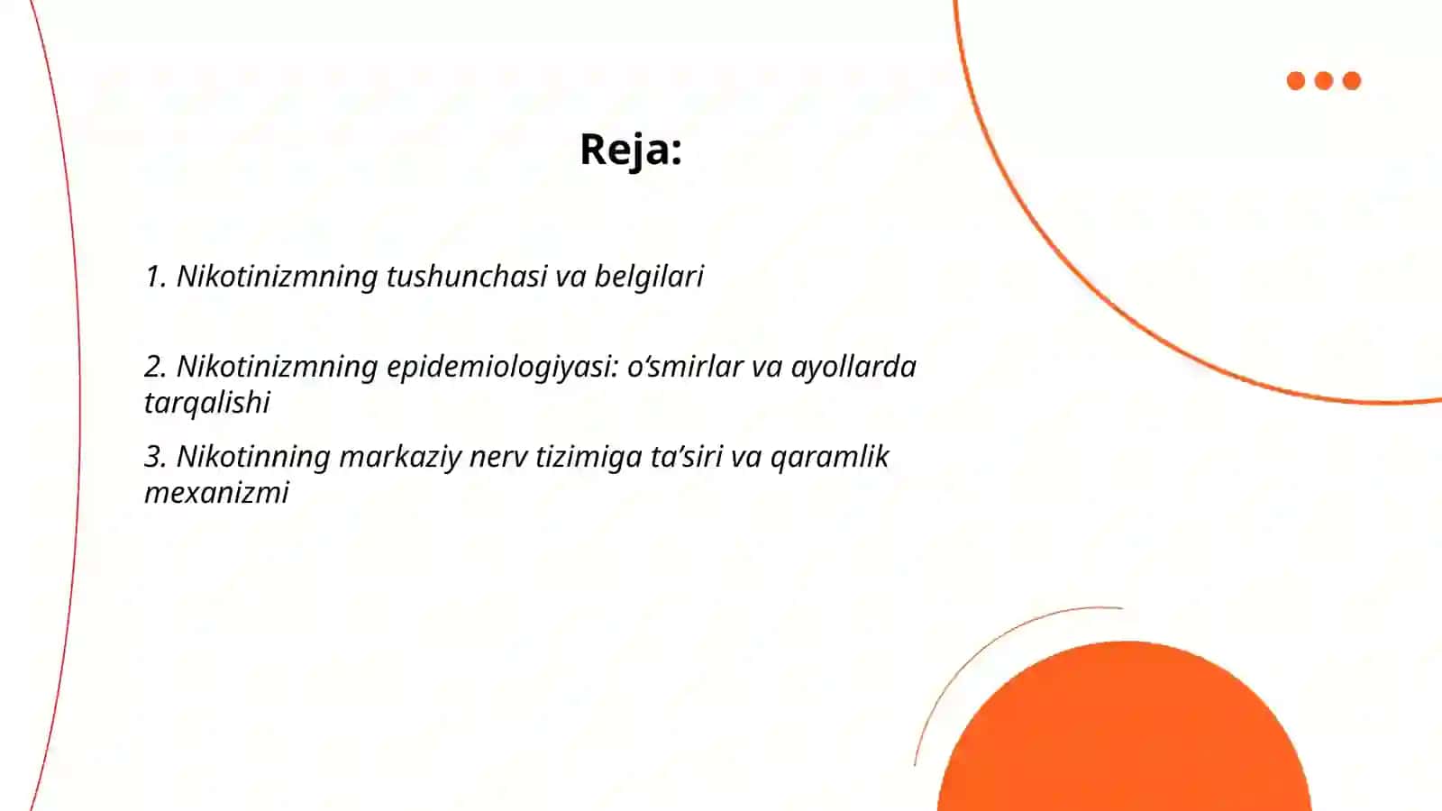 Nikotinizm va uning asoratlari 2