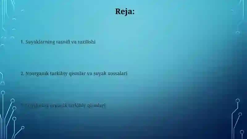 Suyaklarning tuzilishi va turlari 2