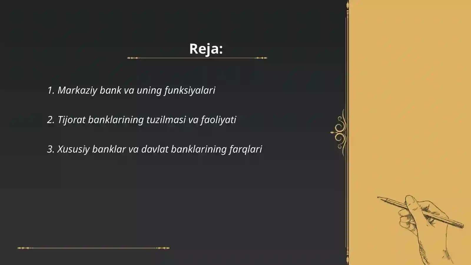 Moliyaviy institutlar 2
