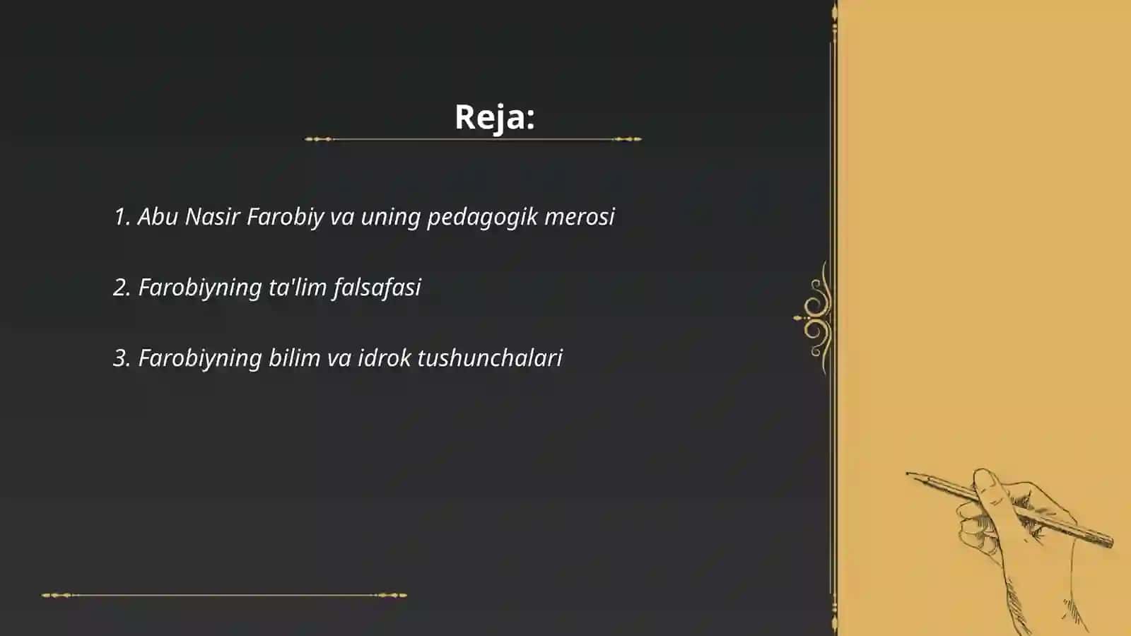Abu Nasir Farobiyning pedagogik qarashlari 2