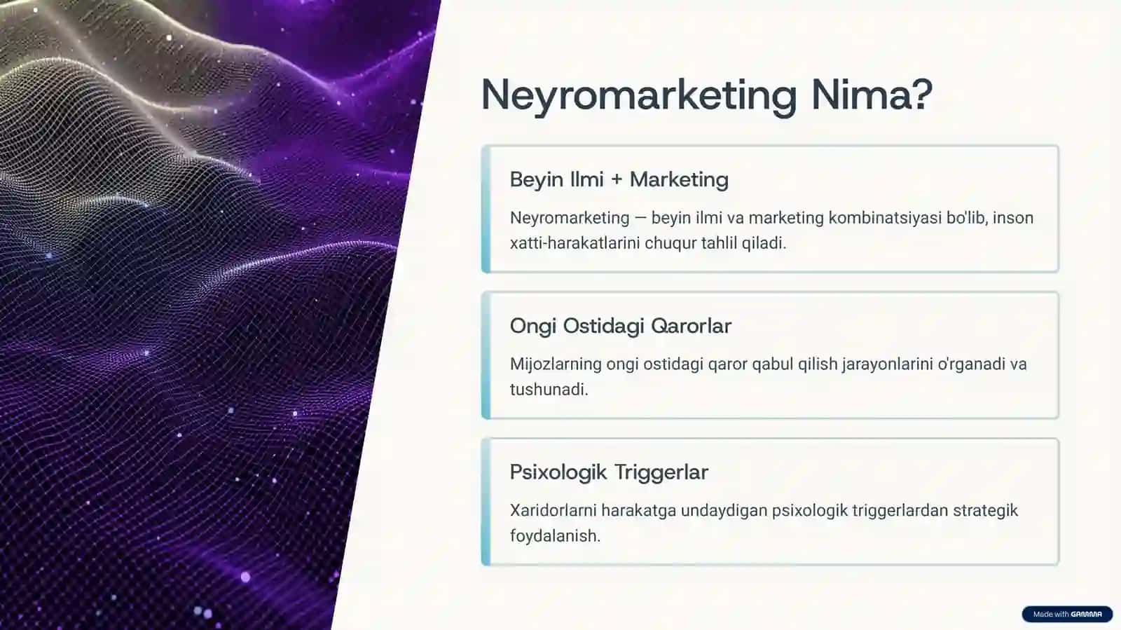 Time-Management va Neyromarketing: Mijozlar Psixologiyasiga Ta'siri 2