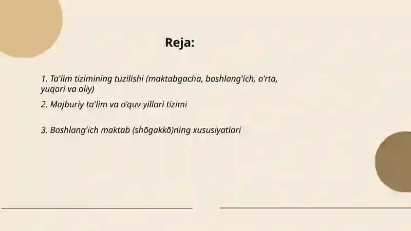 Yaponiya ta'lim tizimi 2