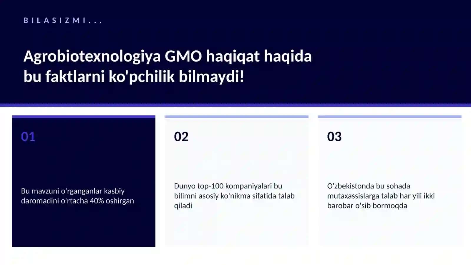 Agrobiotexnologiya GMO haqiqat 2
