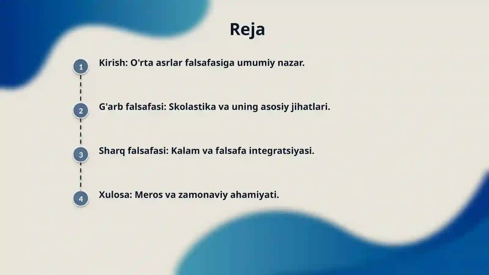 O'rta asrlar falsafasi: diniy-falsafiy qarashlar 2