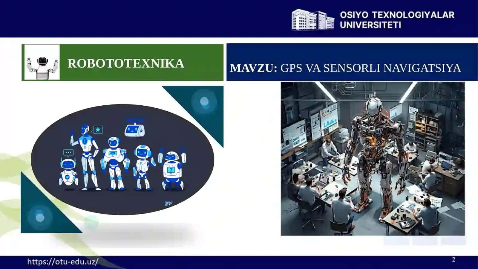 GPS VA SENSORLI NAVIGATSIYA 2