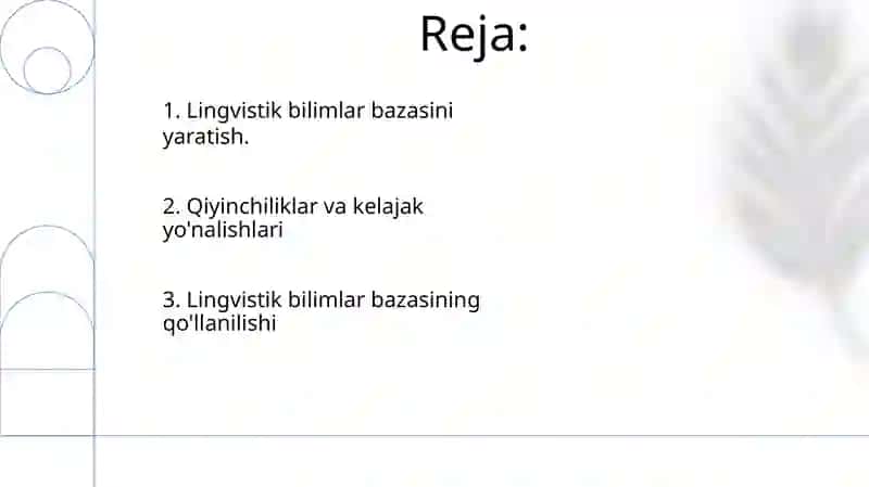 Lingvistik bilimlar bazasi 2