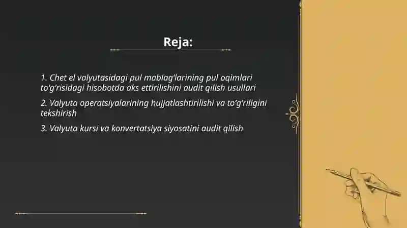 Pul oqimlari toʻgʻrisidagi hisobot 2