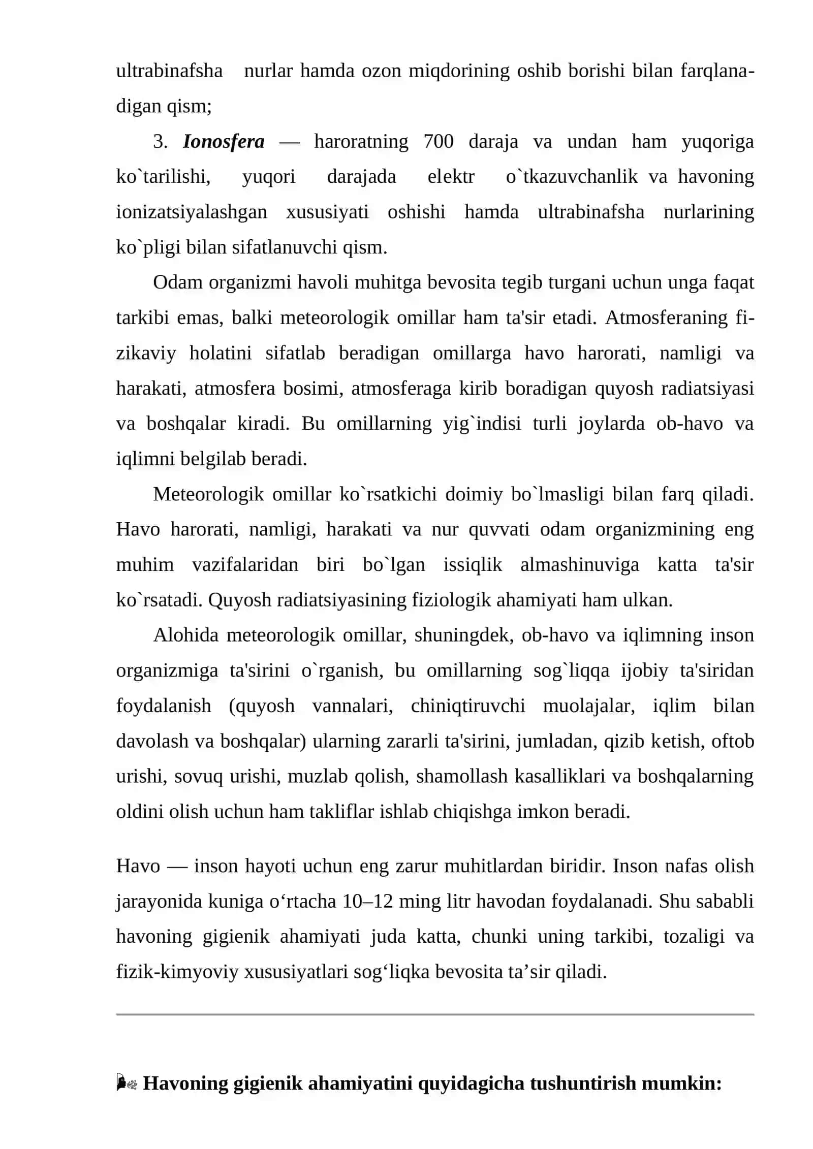 Havo muhitining gigiеnik ahamiyati 2