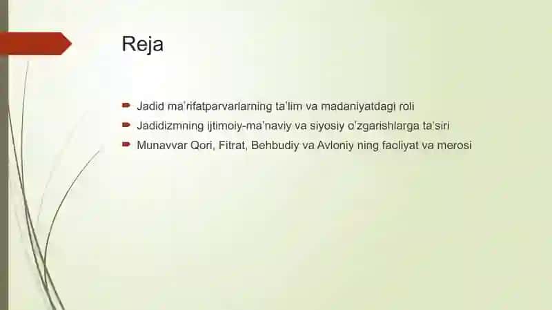 Jadid maʼrifatparvarlarning taʼlim va madaniyatdagi roli 2