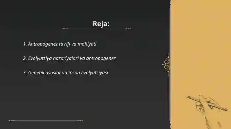 Antropoganez jarayoni 2