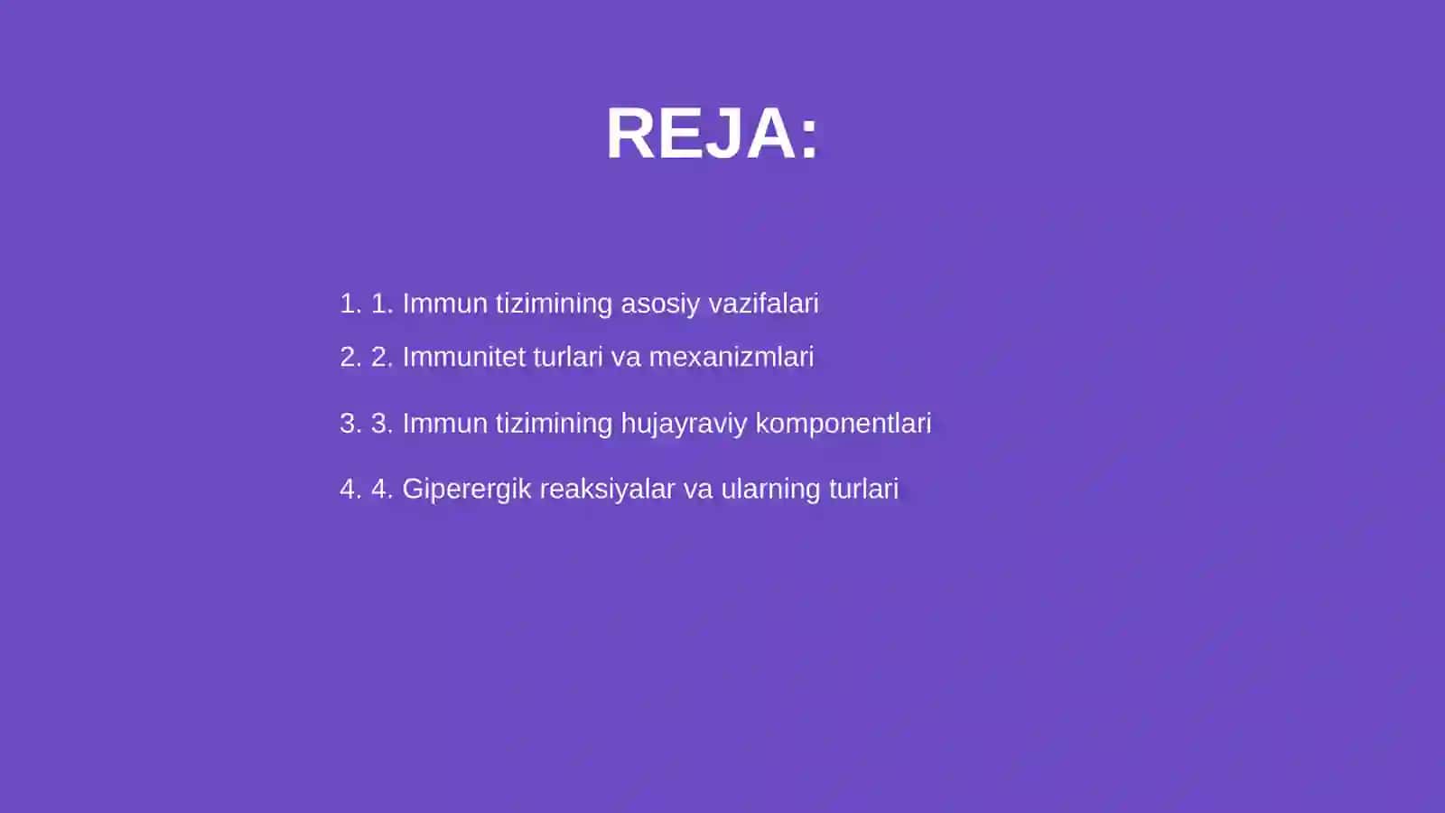 Immun tizimi patofizialogiasi 2