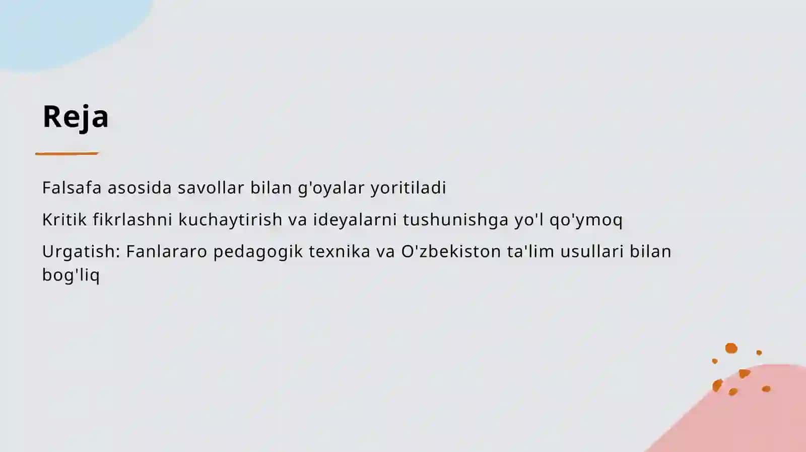 Suhbat metodi 2