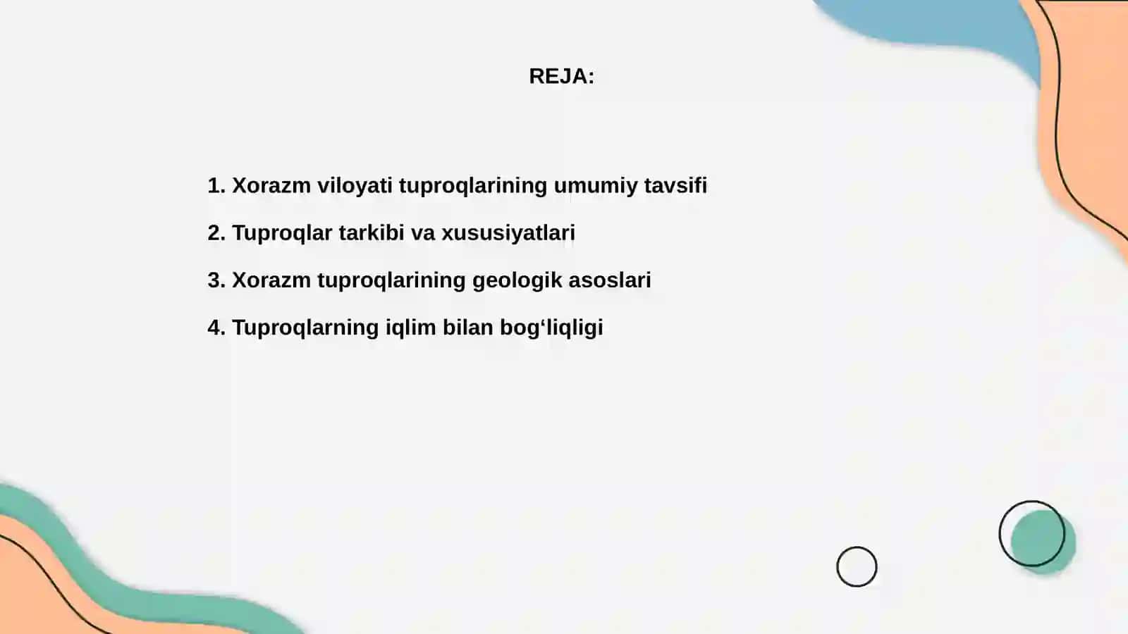 Xorazm viloyati tuproqlarini oʻrganish 2