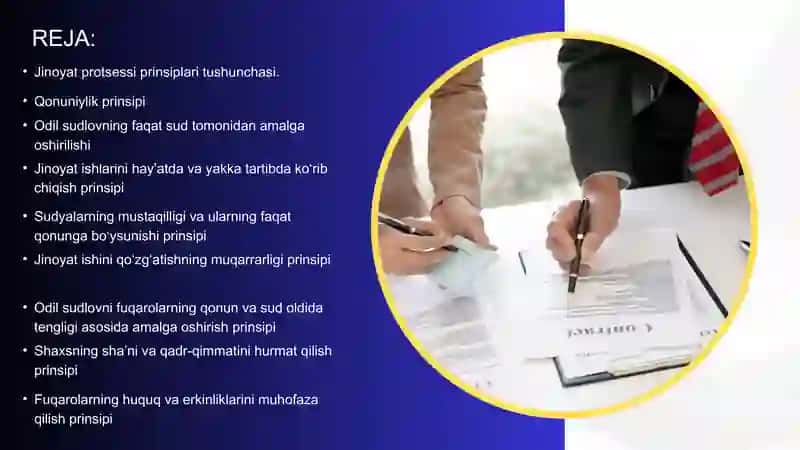 Jinoyat Protessi Prinsiplari 2