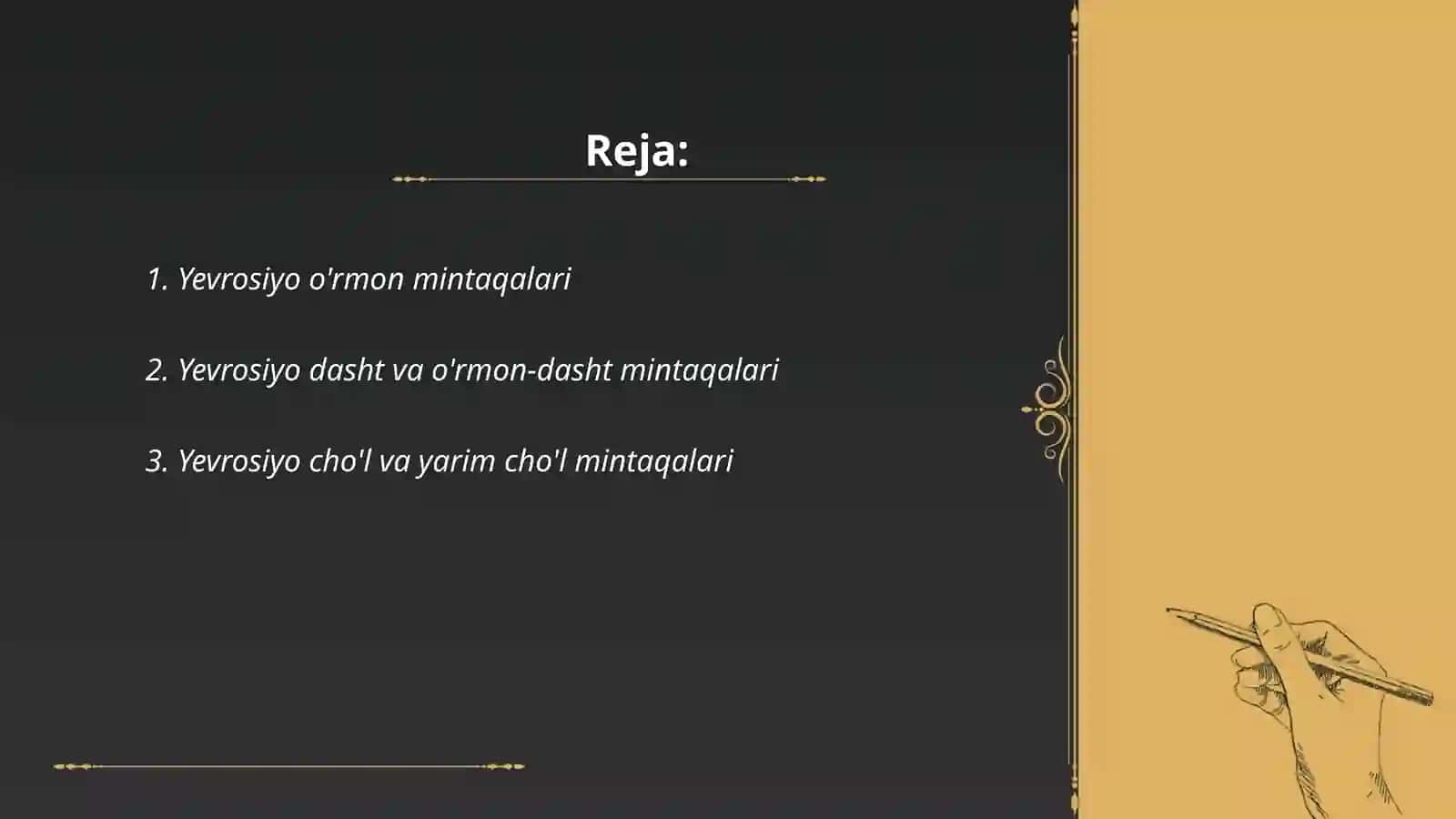 Yevrosiyo tabiat mintaqalari 2