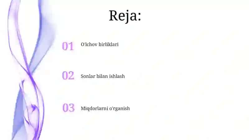 2-sinfda miqdorlarni o'rganish 2