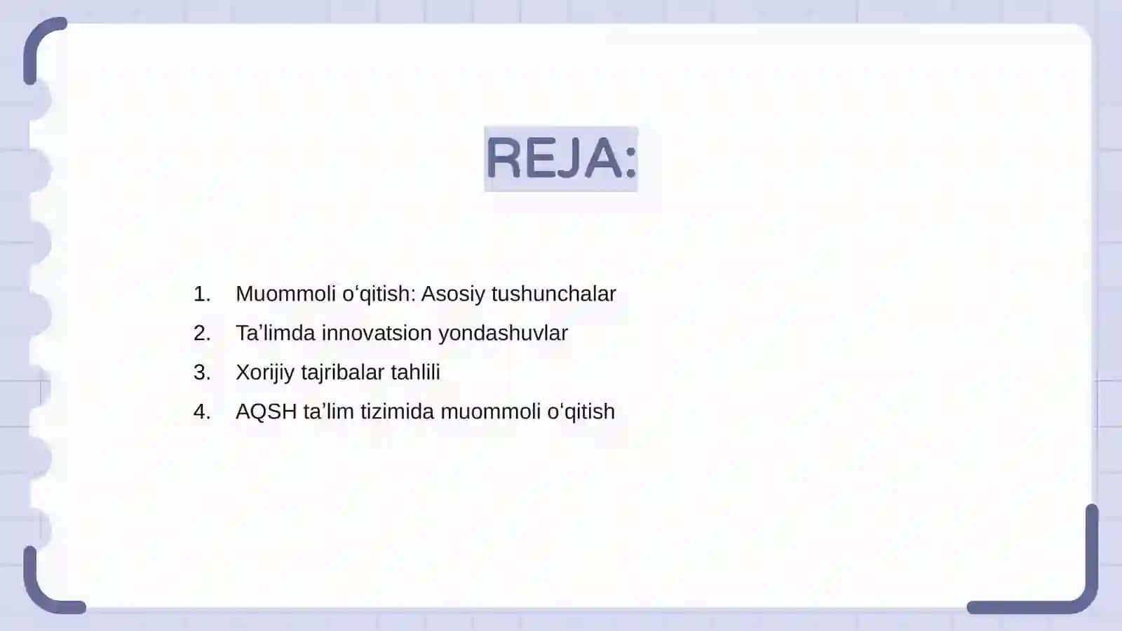 Muommoli oʻqitishni qoʻllash xorijiy tajriba 2
