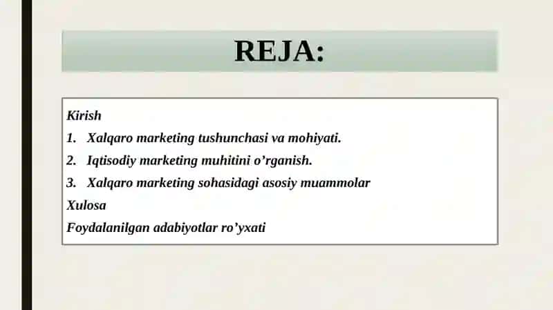 XALQARO MARKETING 2