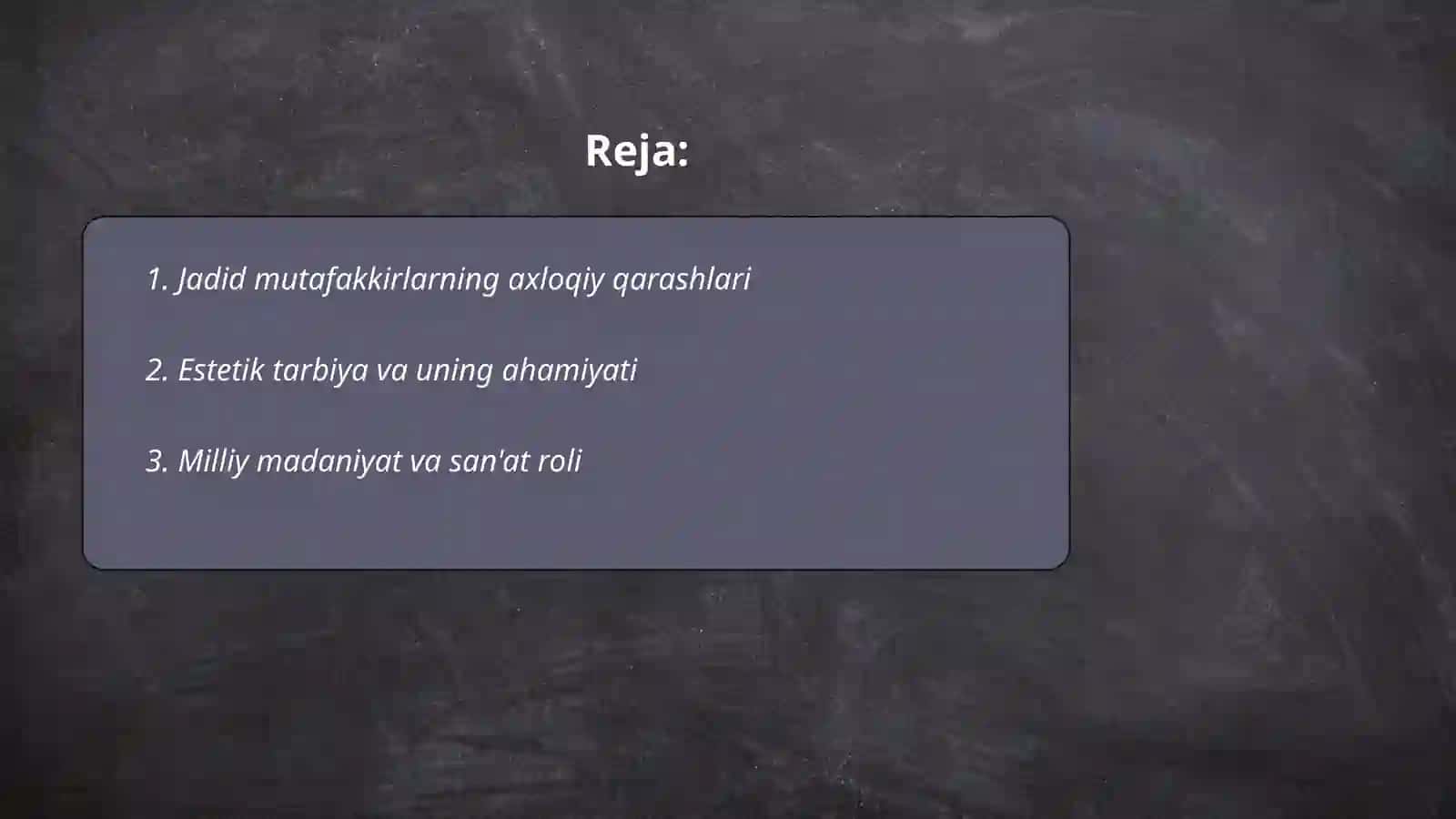 Jadid mutafakkirlarining axloqiy-estetik qarashlari 2