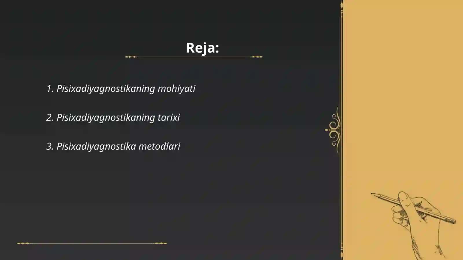 Pisixadiyagnostikaga kirish 2