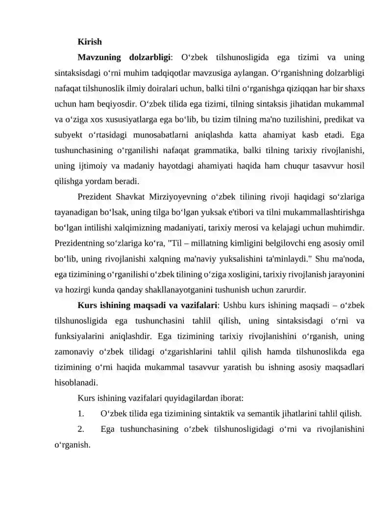 EGA VA UNING O‘ZBEK TILSHUNOSLIGI TADQIQI 2