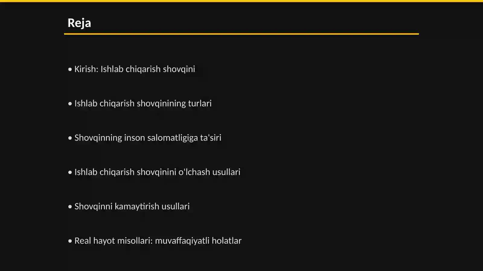 Ishlab chiqarish shovqini: Muammolar va yechimlar 2