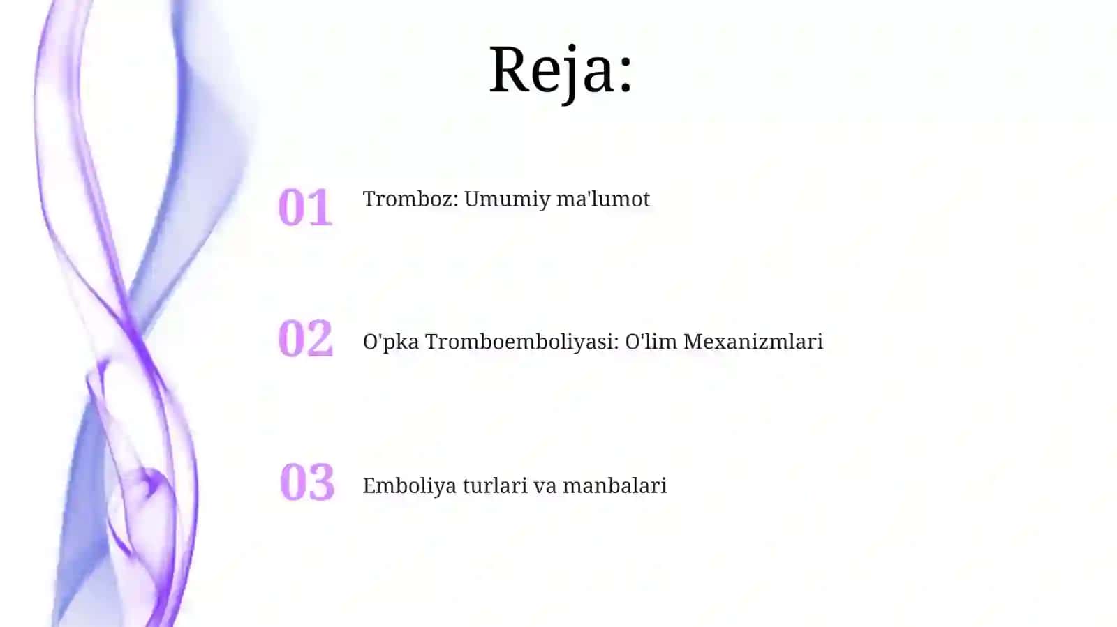 Tromboz va Emboliya Davolash Usullari 2