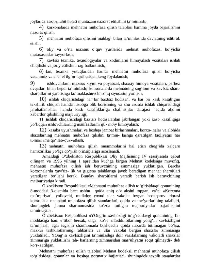 MEHNAT MUHOFAZASI 2