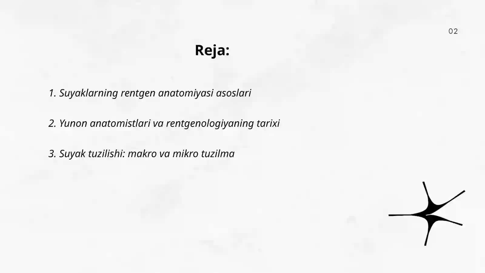 Skelet suyaklarining rentgenanatomiyasi. Skeletning rivojlanish anomaliyalari 2