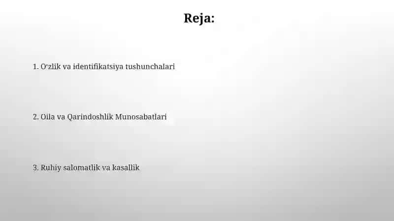 Ruhiy salomatlik va kasalliklarga oid qarashlar 2