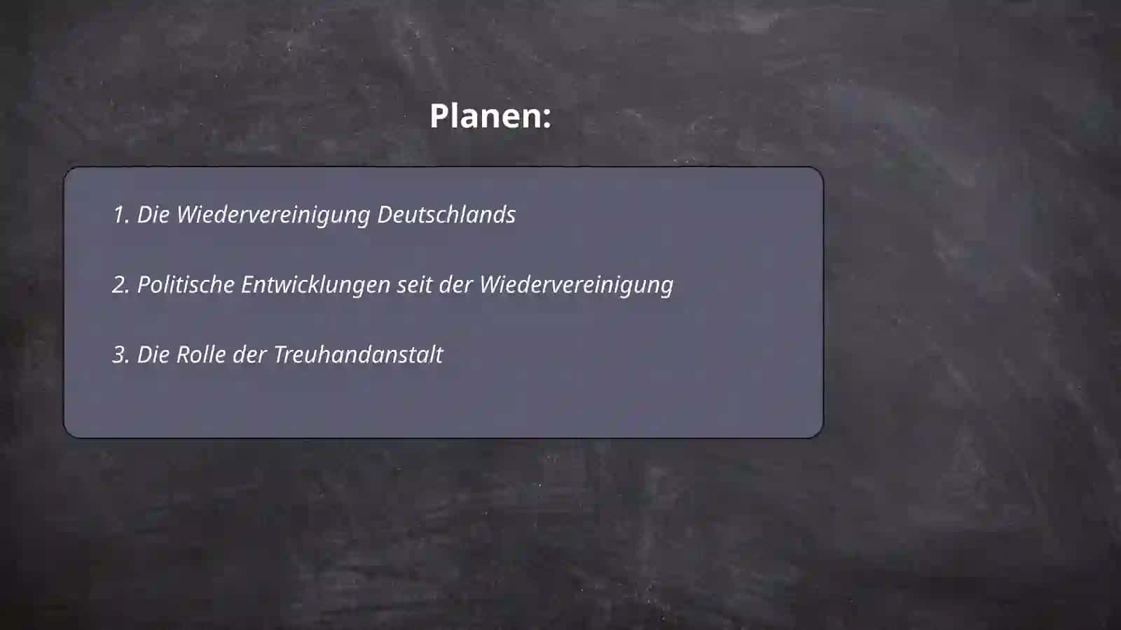Die Wiedervereinigung Deutschlands 2